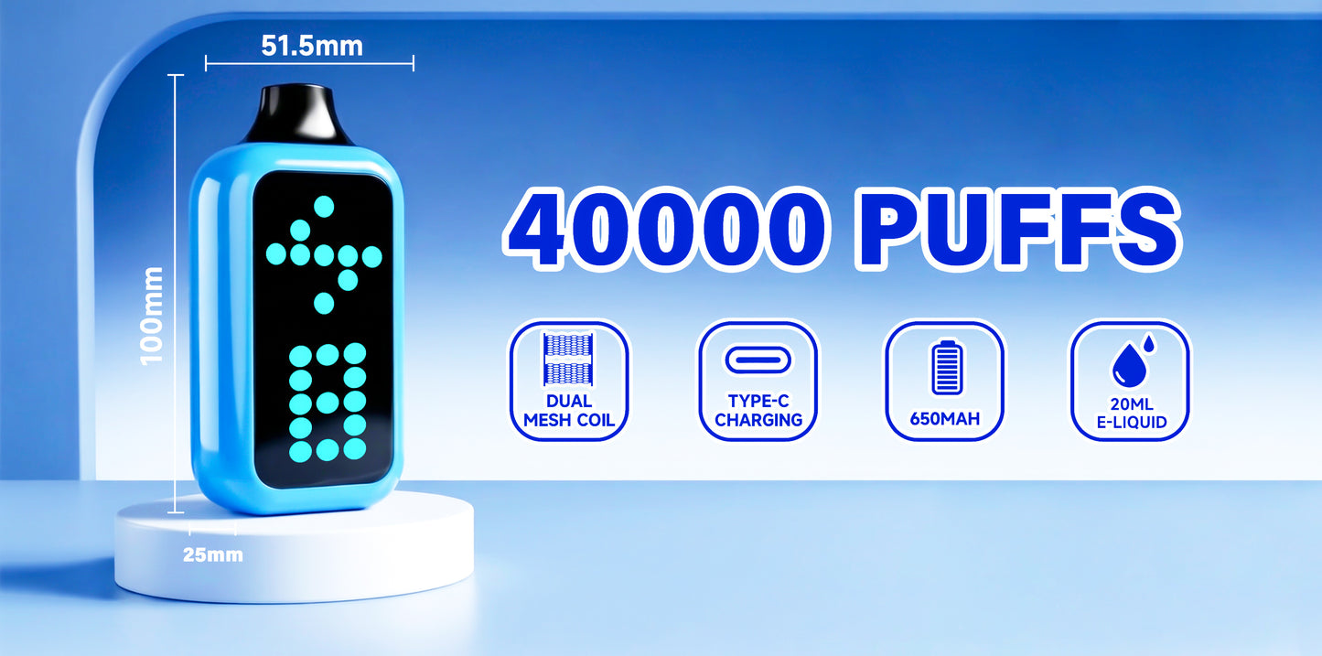 Runfree RF707 Disposable Vape 40000 Puffs