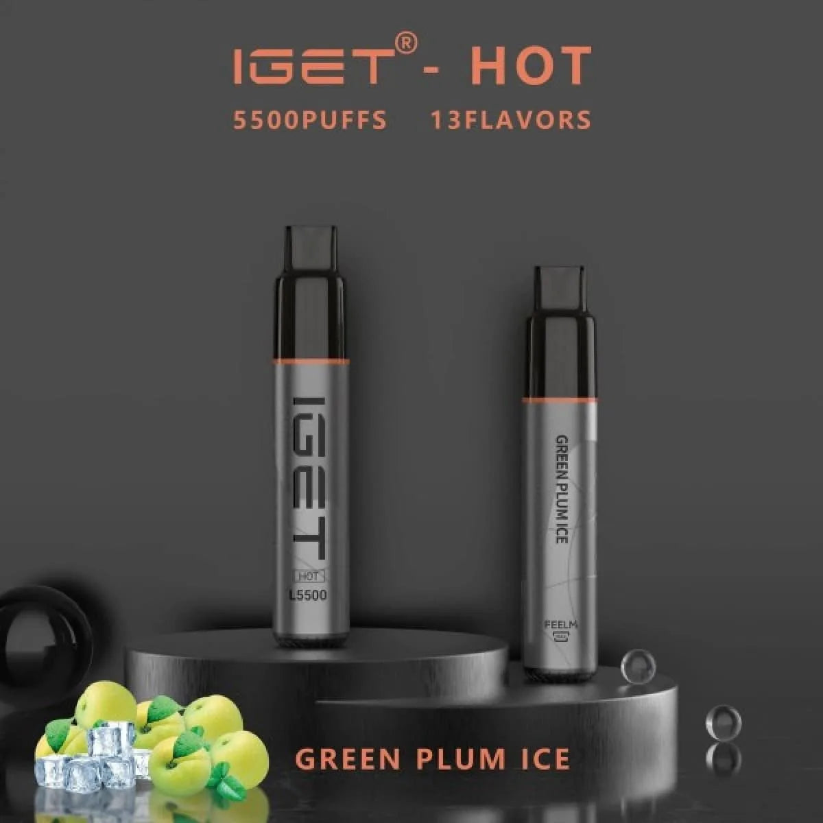 IGET HOT 5500 Puffs FIJI VAPOR IGET HOT 5500 Puffs FIJI VAPOR