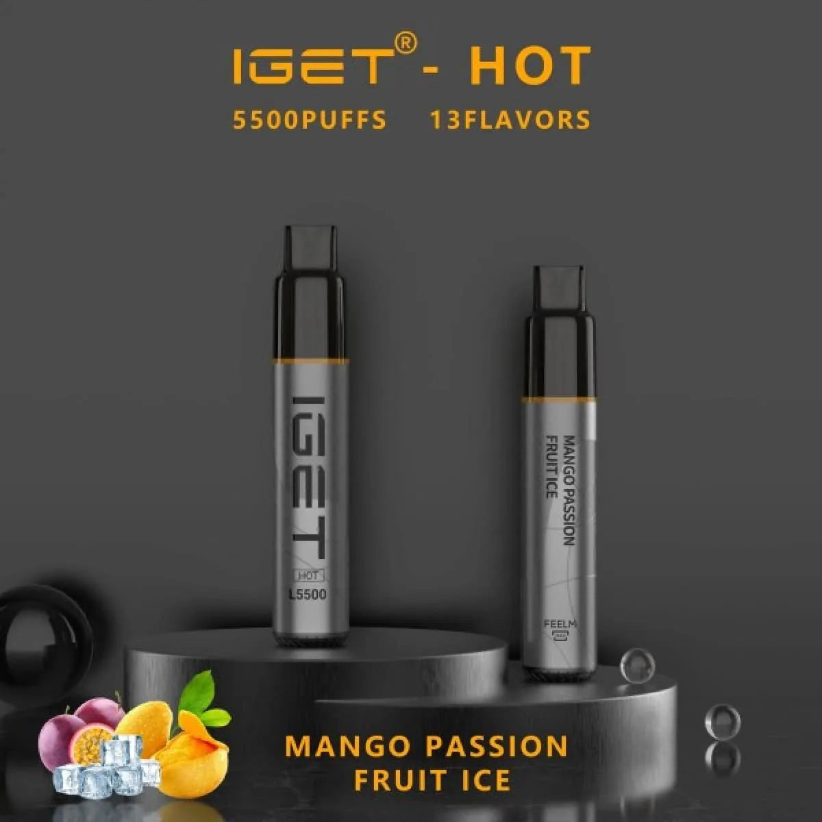 IGET HOT 5500 Puffs FIJI VAPOR IGET HOT 5500 Puffs FIJI VAPOR